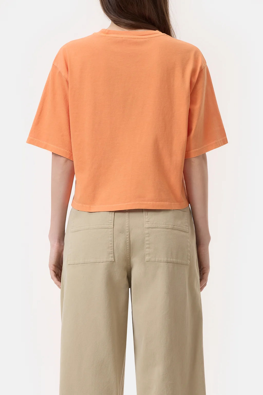 CLOSED CROPPED TSHIRT ORANGE