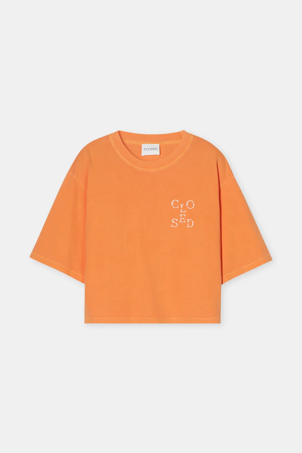 CLOSED CROPPED TSHIRT ORANGE