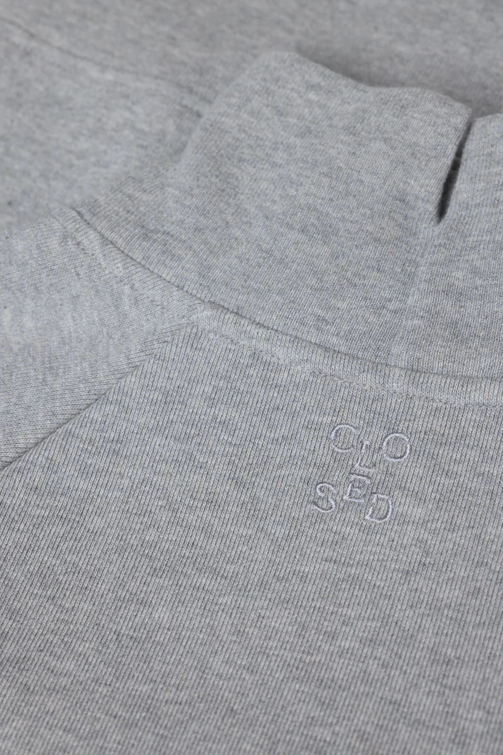 CLOSED HIGH NECK SWEATSHIRT GREY MELANGE