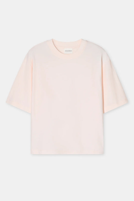 CLOSED BOXY TEE MET OPDRUK BLUSH PINK - S. LABELS