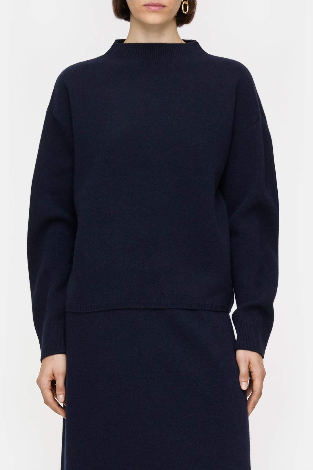CLOSED A-LINE KNITTED SKIRT DARK NIGHT - S. LABELS