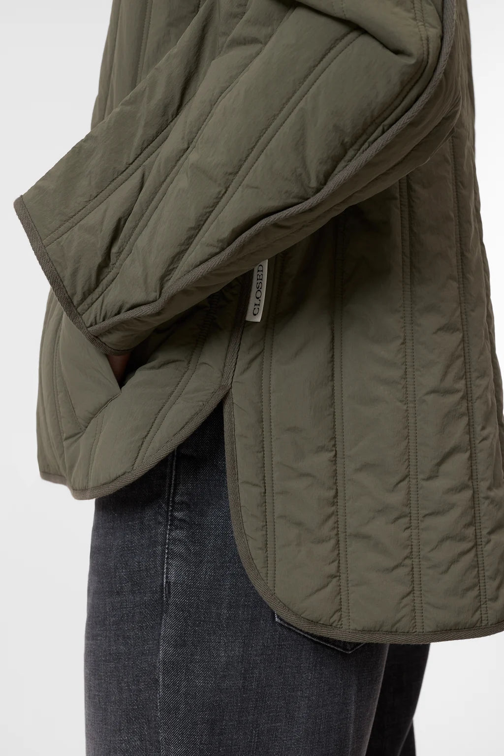 CLOSED QUILTED JACKET FOREST GREEN