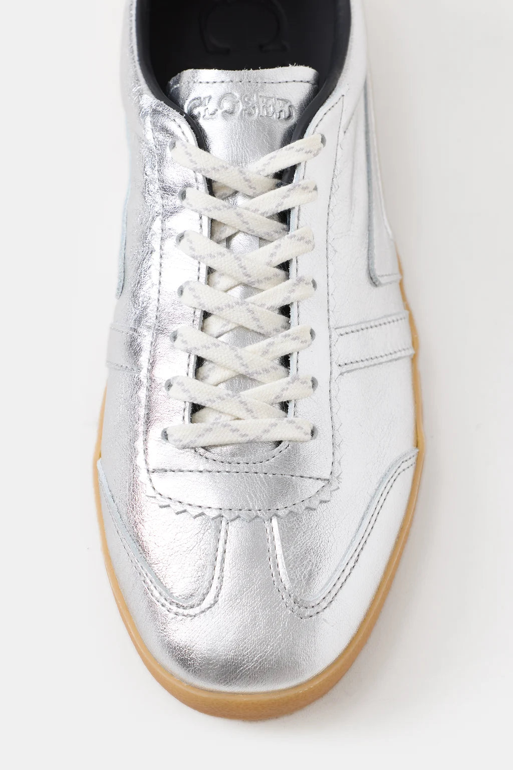 CLOSED SNEAKER SILVER MAT