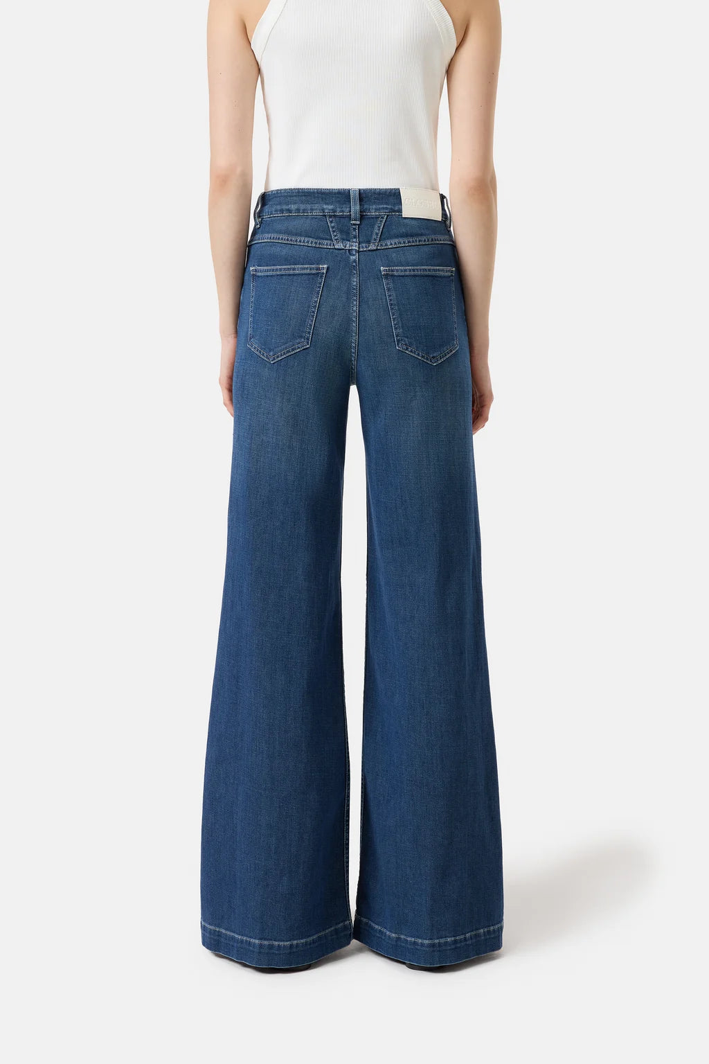 CLOSED GLOW-UP WIDE FIT FLARED DARK BLUE