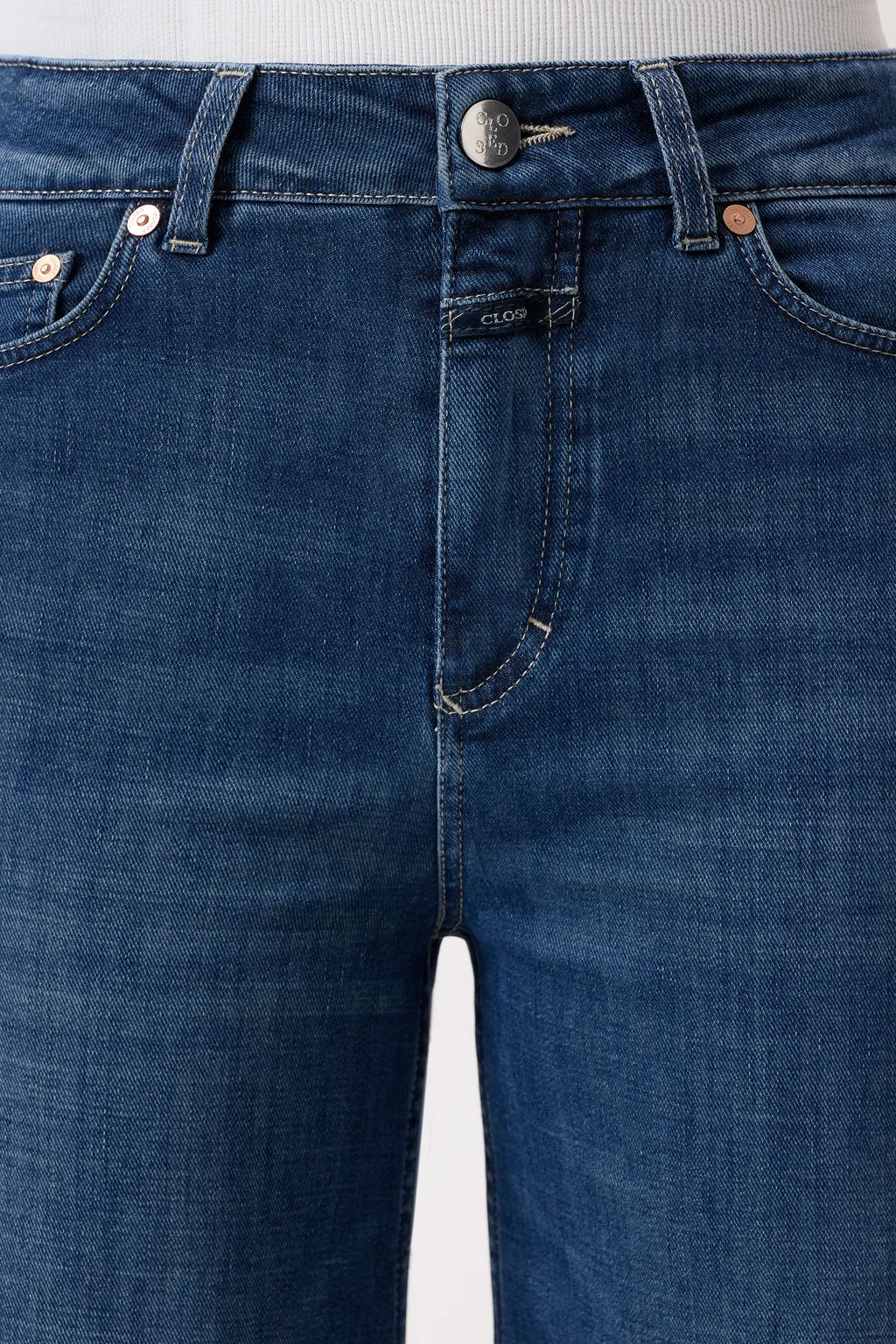 CLOSED GLOW-UP WIDE FIT FLARED DARK BLUE