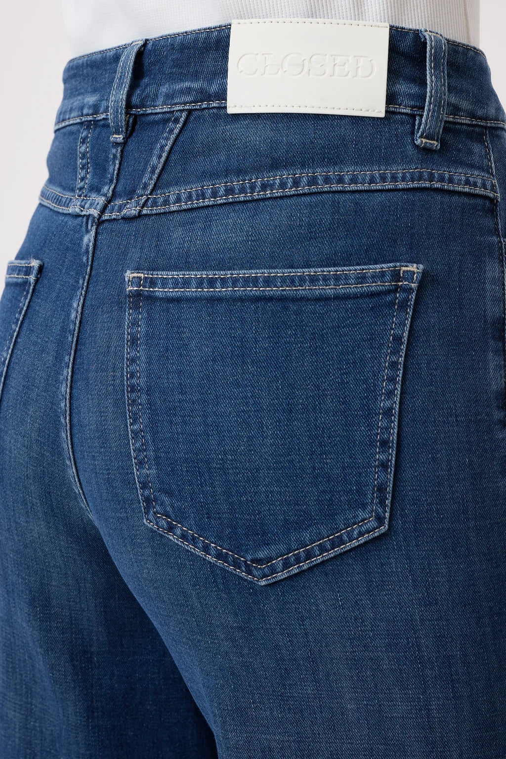 CLOSED GLOW-UP WIDE FIT FLARED DARK BLUE