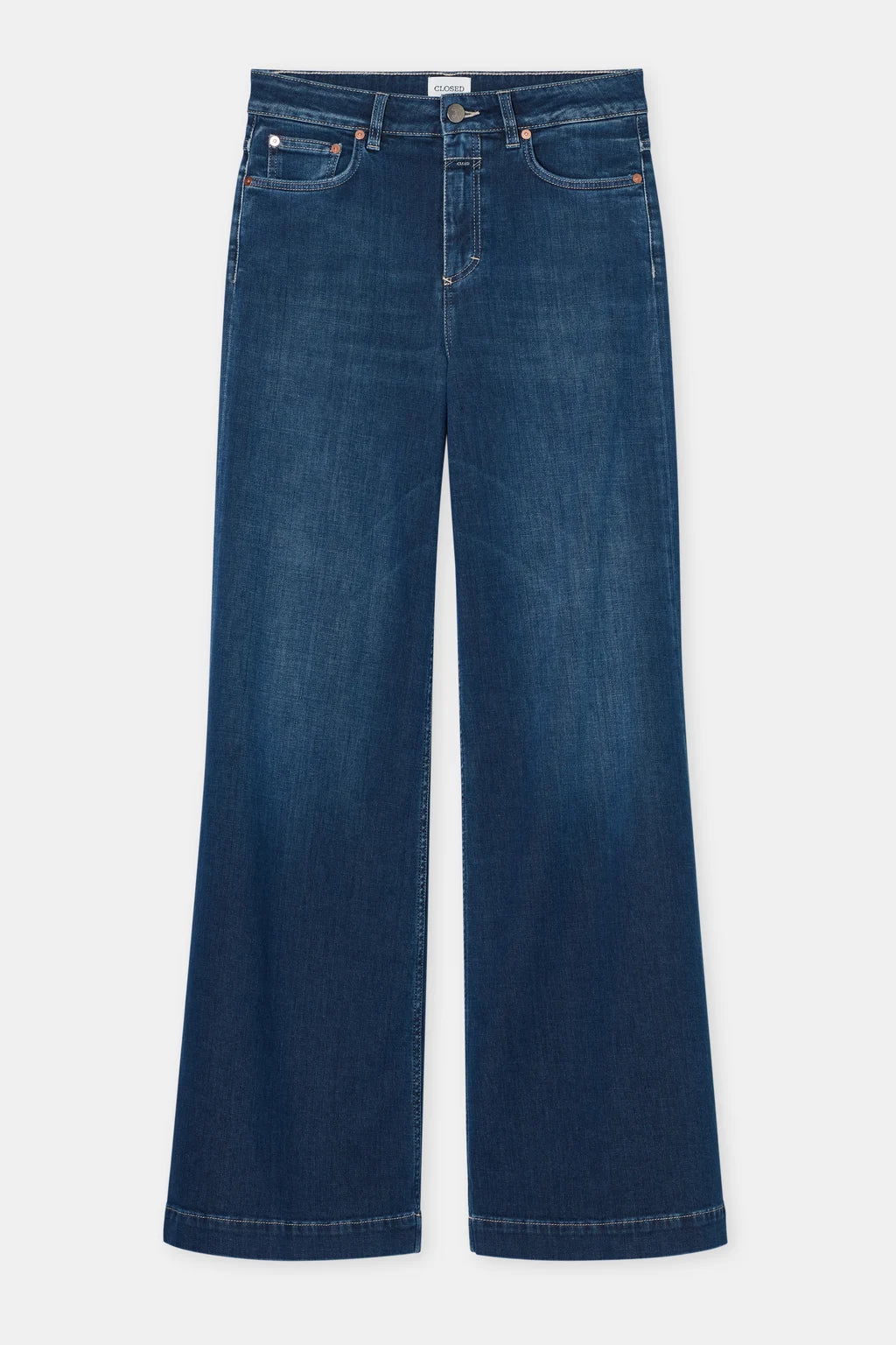 CLOSED GLOW-UP WIDE FIT FLARED DARK BLUE