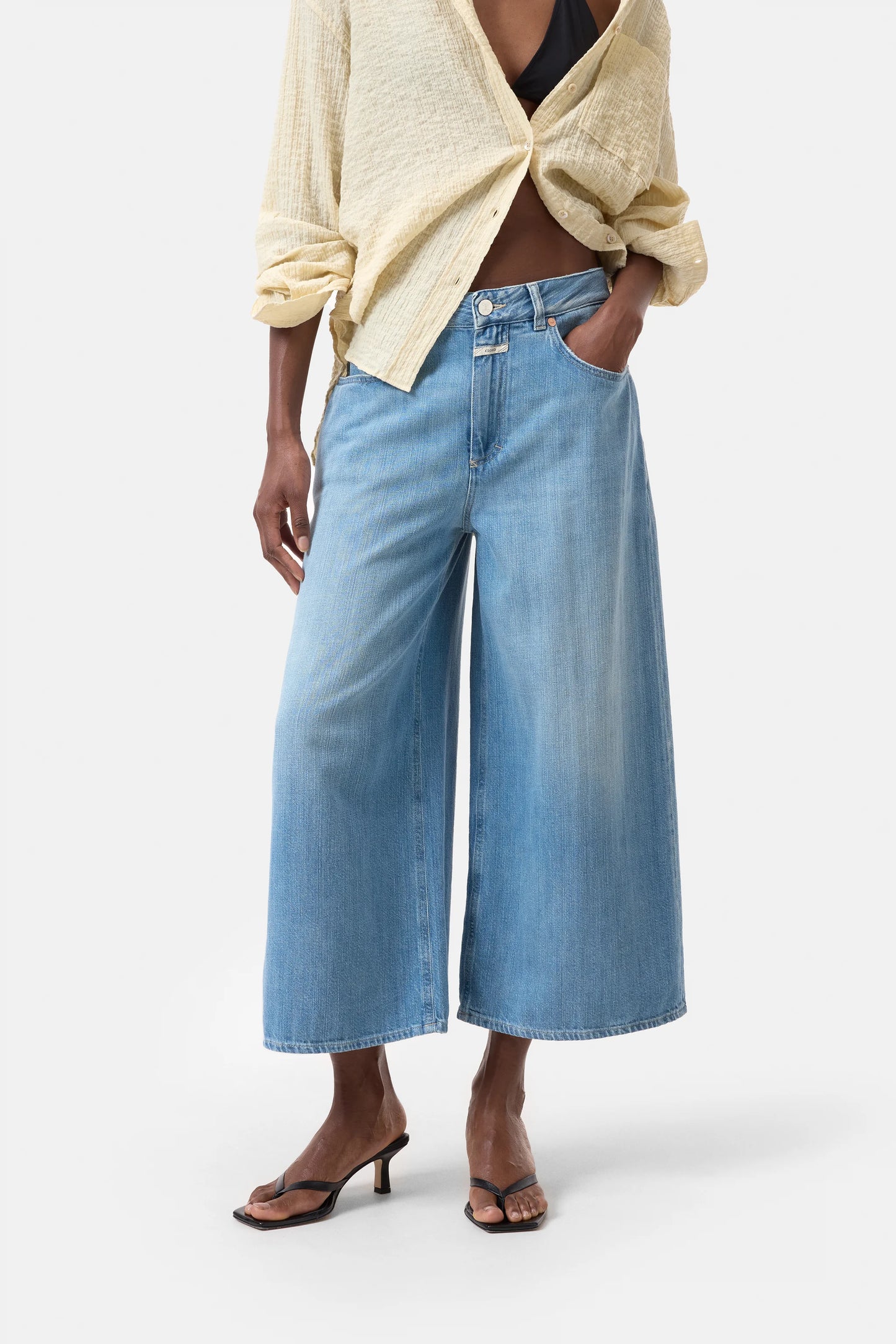 CLOSED LYNA WIDE CROPPED JEANS
