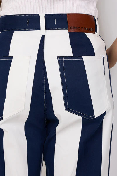 COCO Y MARIA CAMILLA PANTS BLUE STRIPE