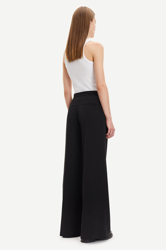 SAMSOE COLLOT TROUSERS BLACK - S. LABELS