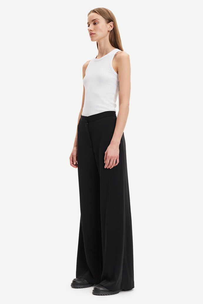 SAMSOE COLLOT TROUSERS BLACK - S. LABELS