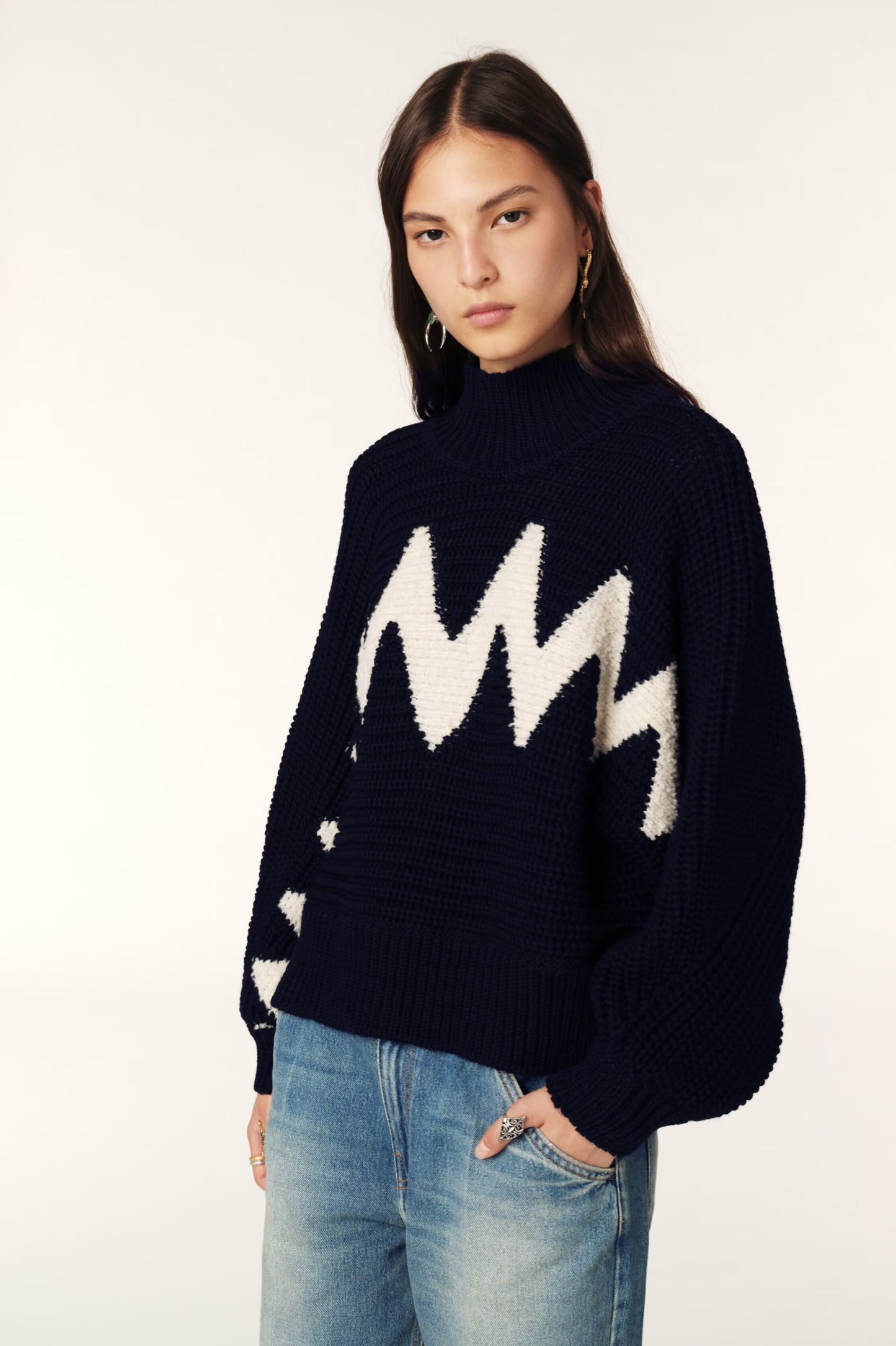BA&SH ONDIE TRUI MARINEBLAUW - S. LABELS
