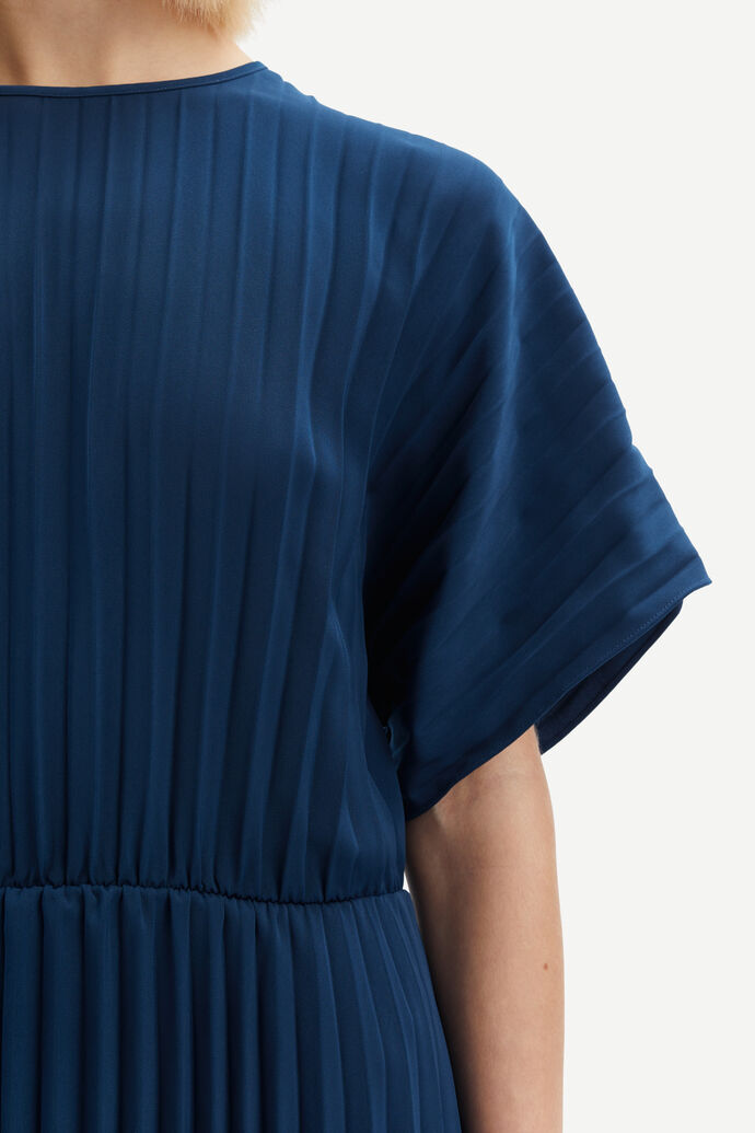 SAMSOE ANNICA DRESS BLUE - S. LABELS