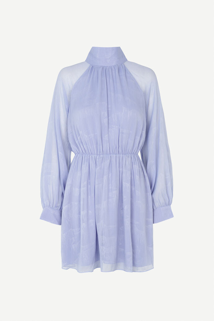 SAMSOE EBBALI DRESS PURPLE BLUE - S. LABELS