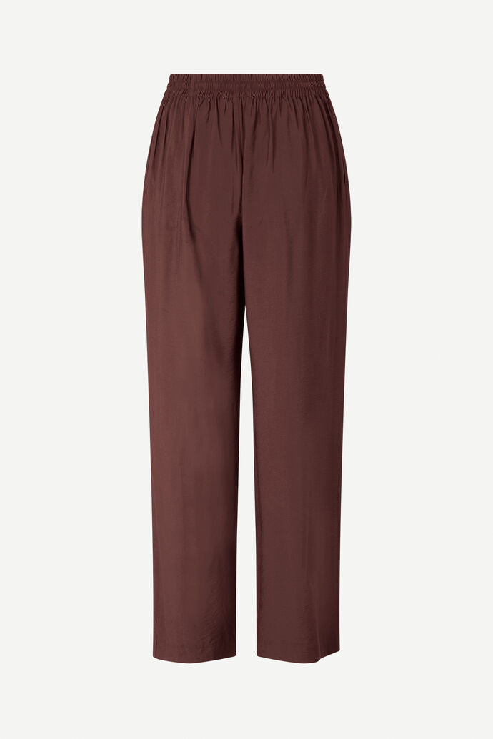 SAMSOE SAHELENA TROUSERS BROWN - S. LABELS
