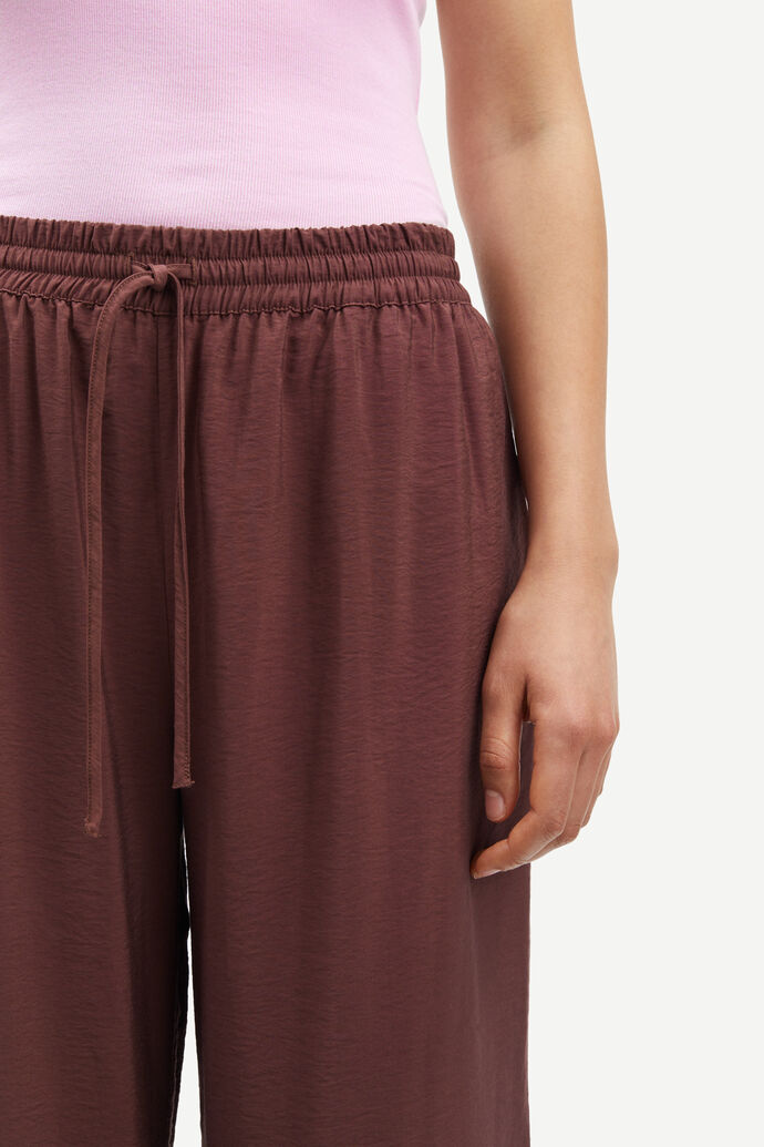 SAMSOE SAHELENA TROUSERS BROWN - S. LABELS