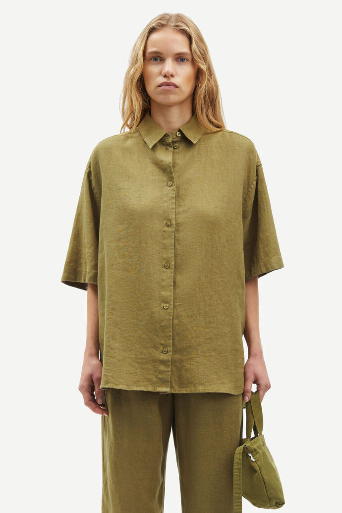 SAMSOE SALARIKAR SS SHIRT OLIVE
