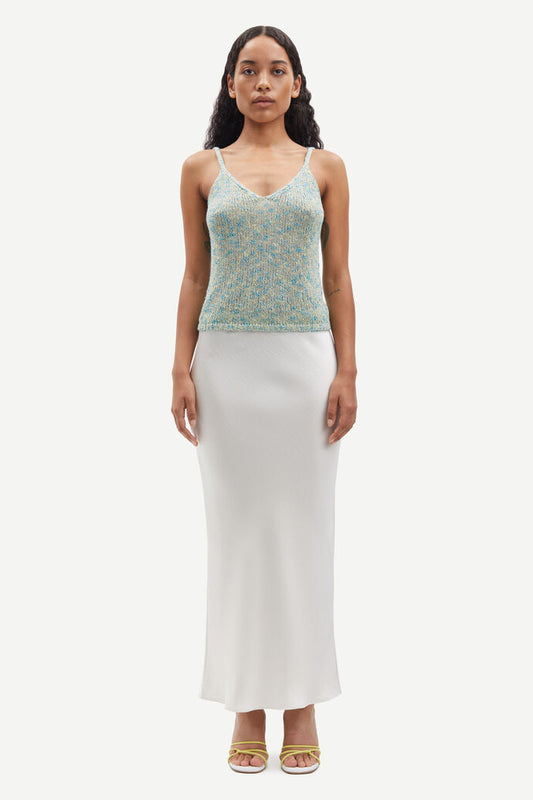 SAMSOE SAAGNETA LONG SKIRT CREAM - S. LABELS