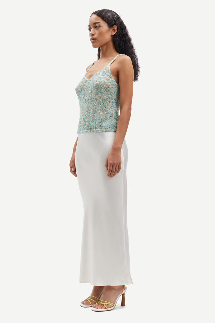 SAMSOE SAAGNETA LONG SKIRT CREAM - S. LABELS