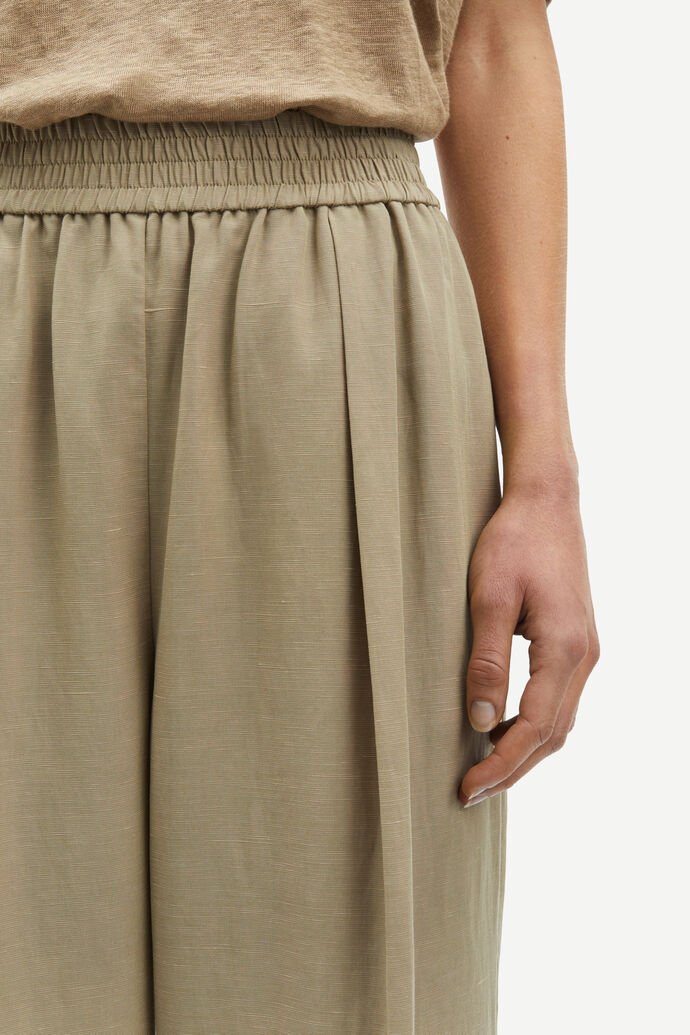 SAMSOE SAJULIA TROUSERS LIGHT OLIVE - S. LABELS