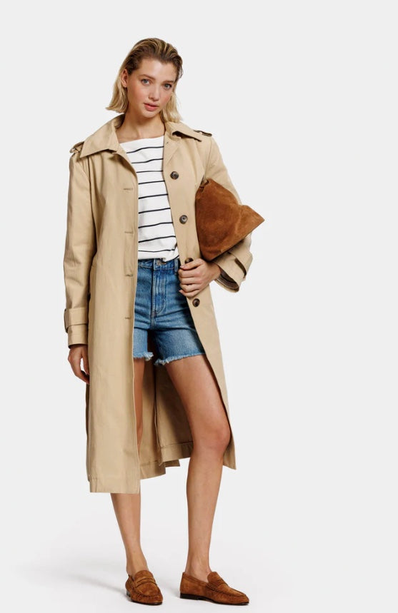 ALTER EGO AMBER TRENCHCOAT SAND