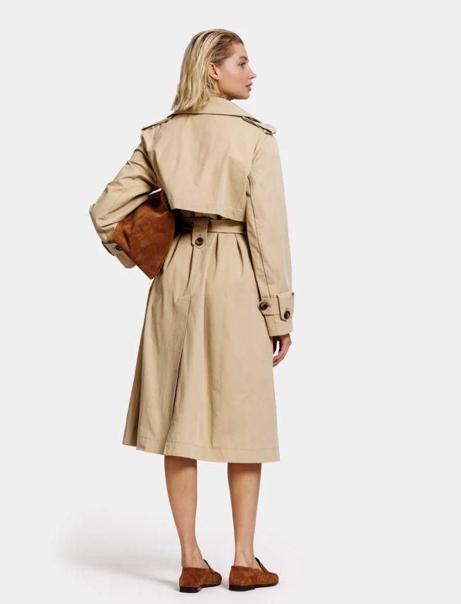 ALTER EGO AMBER TRENCHCOAT SAND