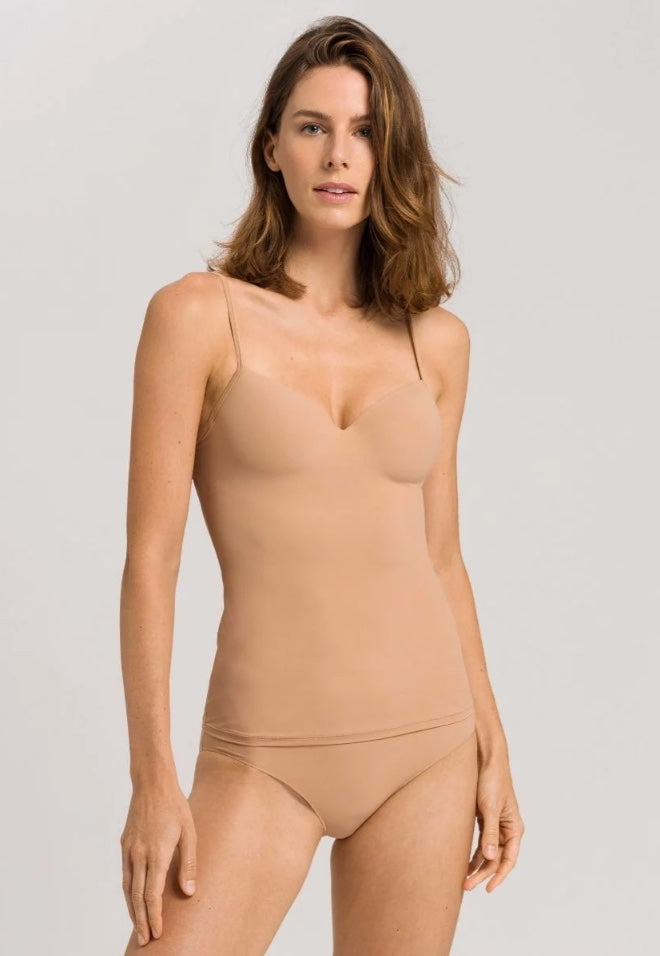 HANRO ALLURE PADDED BRA TOP NUDE - S. LABELS
