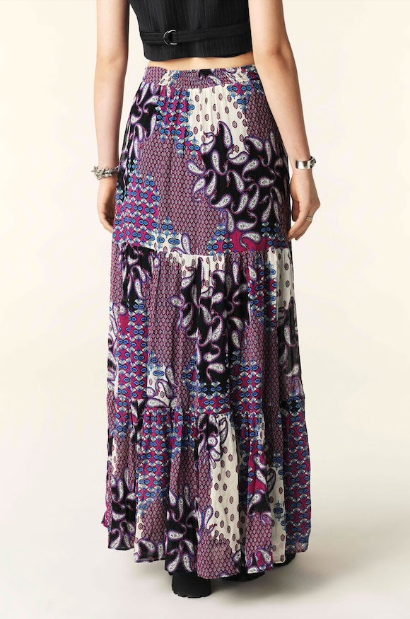 BA&SH BROOK LONG SKIRT PRINT - S. LABELS