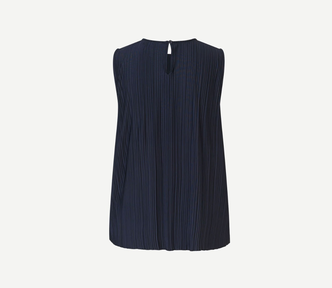 SAMSOE SAUMA O-N TOP BLAUW