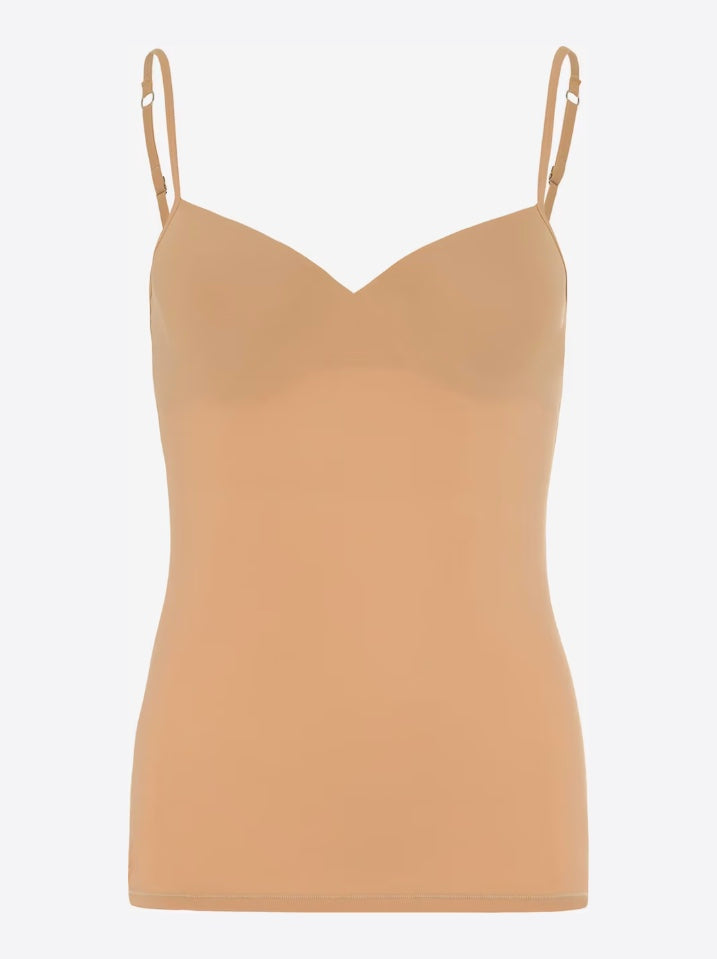 HANRO ALLURE PADDED BRA TOP NUDE - S. LABELS