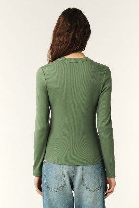 BA&SH CASTA T-SHIRT GROEN - S. LABELS