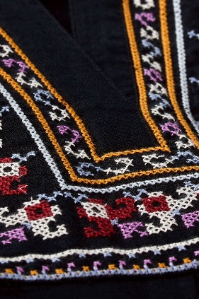 BA&SH BLOUSE CALOE DONKERBLAUW - S. LABELS