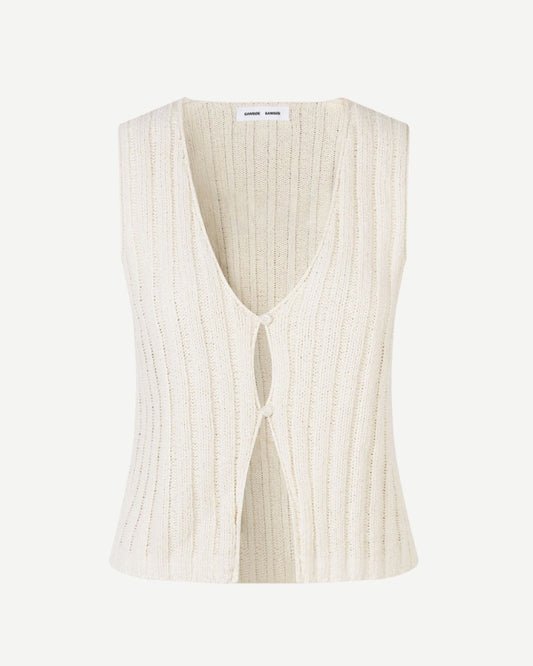 SAMSOE SALOU GILET CREAM - S. LABELS