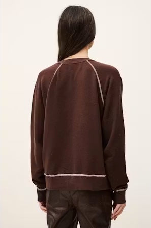 BA&SH SWEATER BART CHOCO