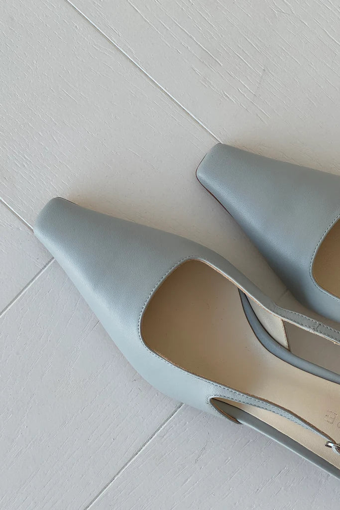 ODARE ANNA SLINGBACK GREY (L.BLUE) - S. LABELS