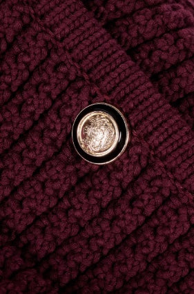 BA&SH GASPARD VEST BORDEAUX