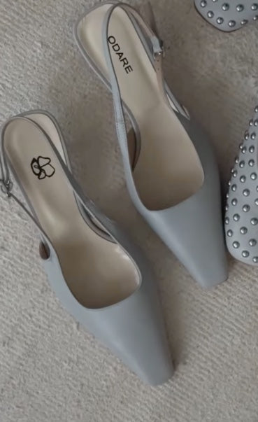ODARE ANNA SLINGBACK GREY (L.BLUE)