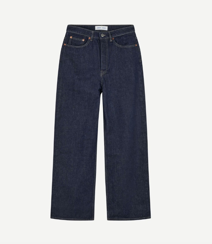 SAMSOE SHELLY JEANS RAW DENIM DARK BLUE - S. LABELS