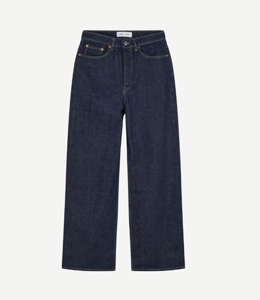 SAMSOE SHELLY JEANS RAW DENIM DARK BLUE - S. LABELS