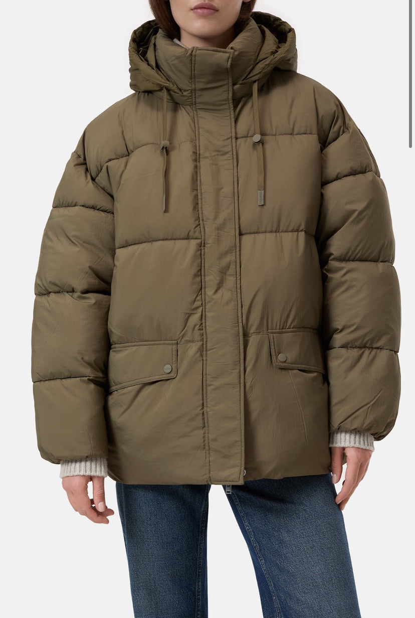 CLOSED CROPPED PUFFER JACKET GROEN - S. LABELS