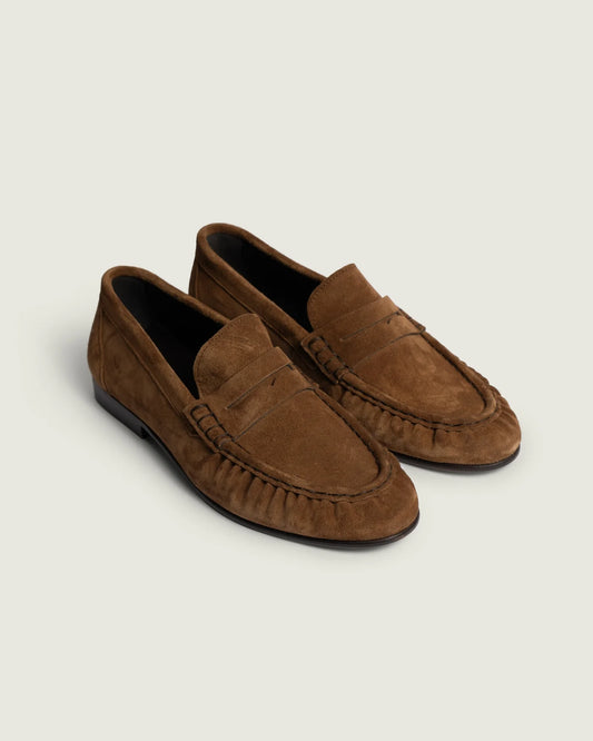 POSA PENNY LOAFER WRINKLE COGNAC