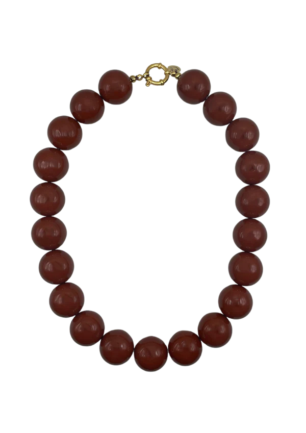 BONNIE STUDIOS WILMA NECKLACE BROWN