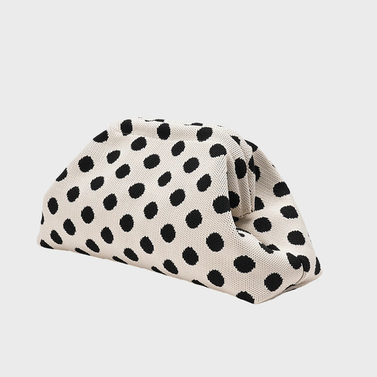 CITY GIRL POUCH POLKADOT OFF WHITE - S. LABELS