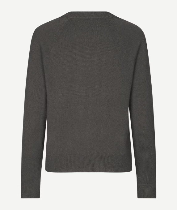SAMSOE BOSTON O NECK GRIJS - S. LABELS
