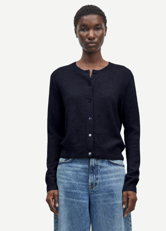 SAMSOE SABOSTON VEST DONKERBLAUW - S. LABELS