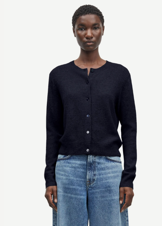 SAMSOE SABOSTON VEST DONKERBLAUW - S. LABELS