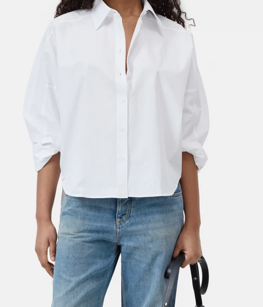 CLOSED GEPLOOIDE BLOUSE WIT - S. LABELS