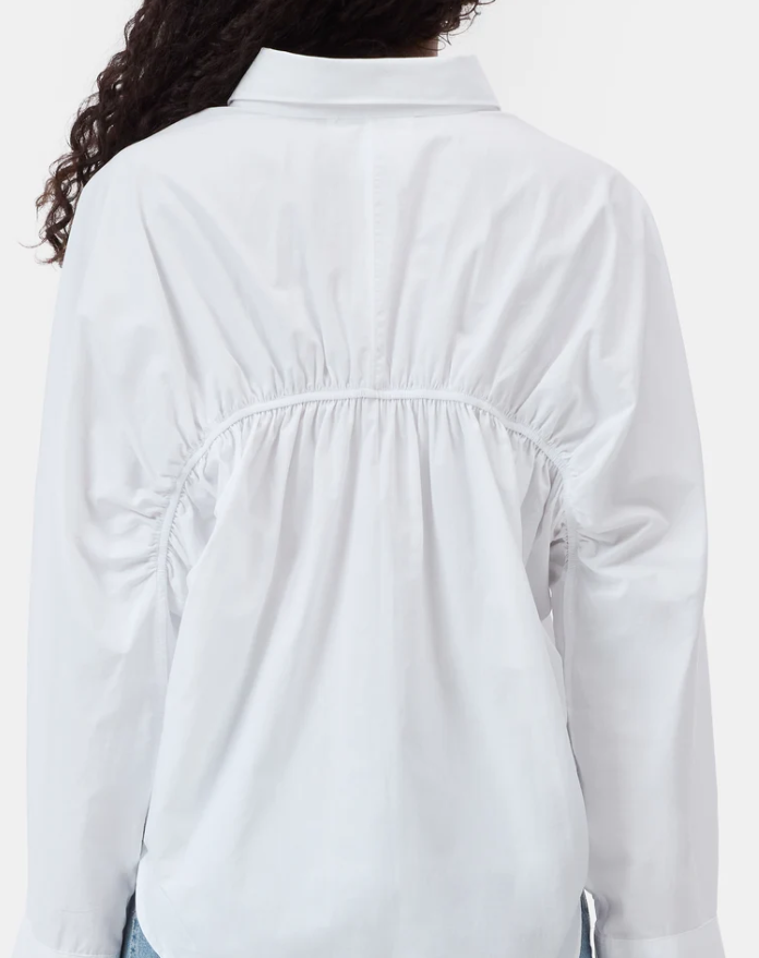 CLOSED GEPLOOIDE BLOUSE WIT - S. LABELS