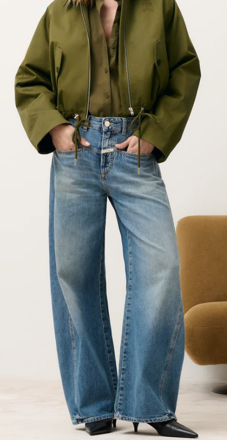 CLOSED TORI-X BARREL JEANS MID BLUE - S. LABELS