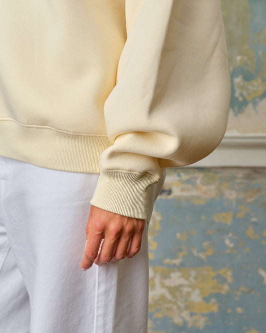 SEA ME HAPPY CREW SWEATER CREAM - S. LABELS